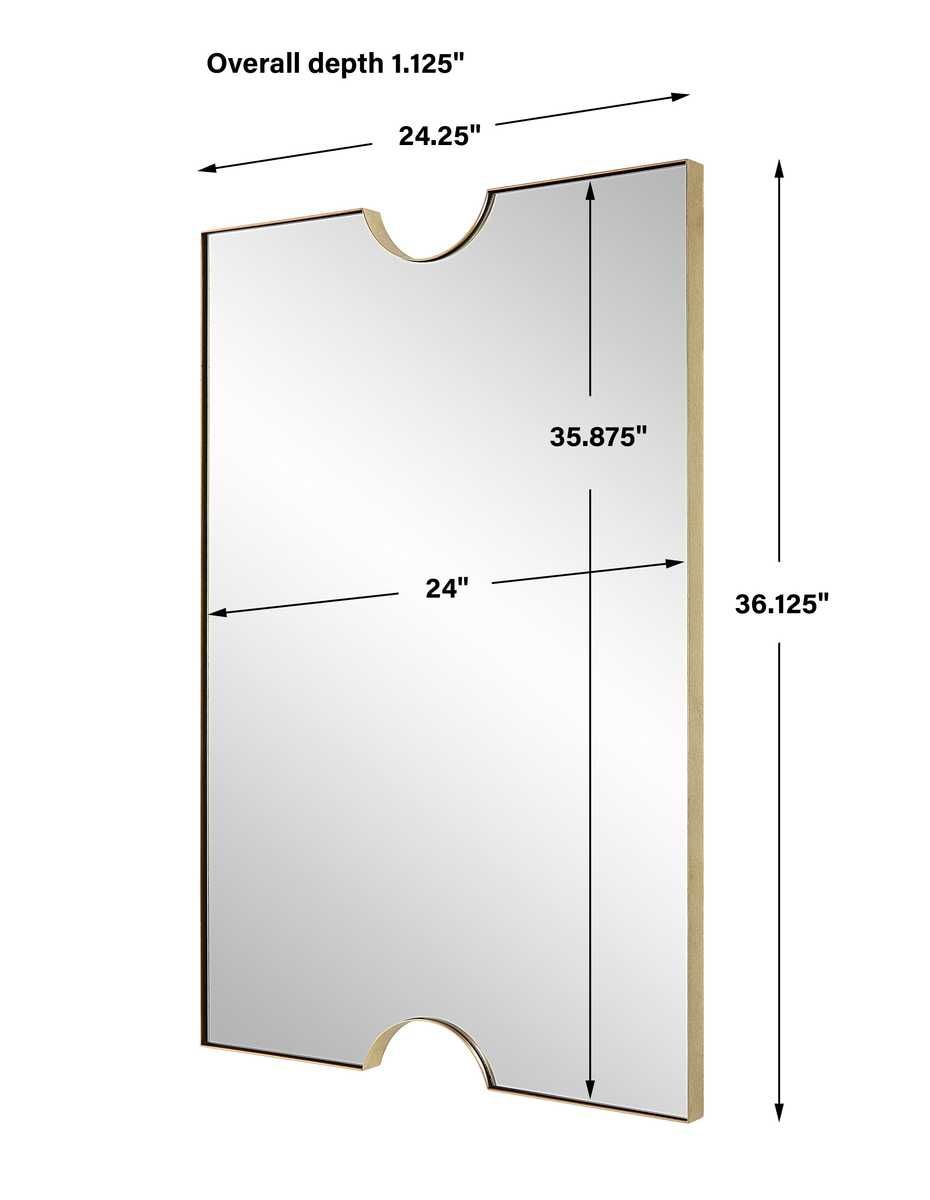Ticket Vanity Mirror - full-length mirror for creating the illusion of space and light | Image 7 | InSTYLE Home & Rugs