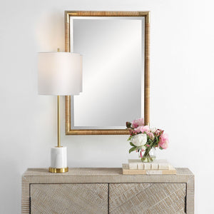 Kampar Vanity Mirror - modern mirror with sleek design for contemporary interiors | Image 3 | InSTYLE Home & Rugs