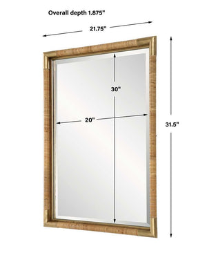 Kampar Vanity Mirror - modern mirror with sleek design for contemporary interiors | Image 6 | InSTYLE Home & Rugs