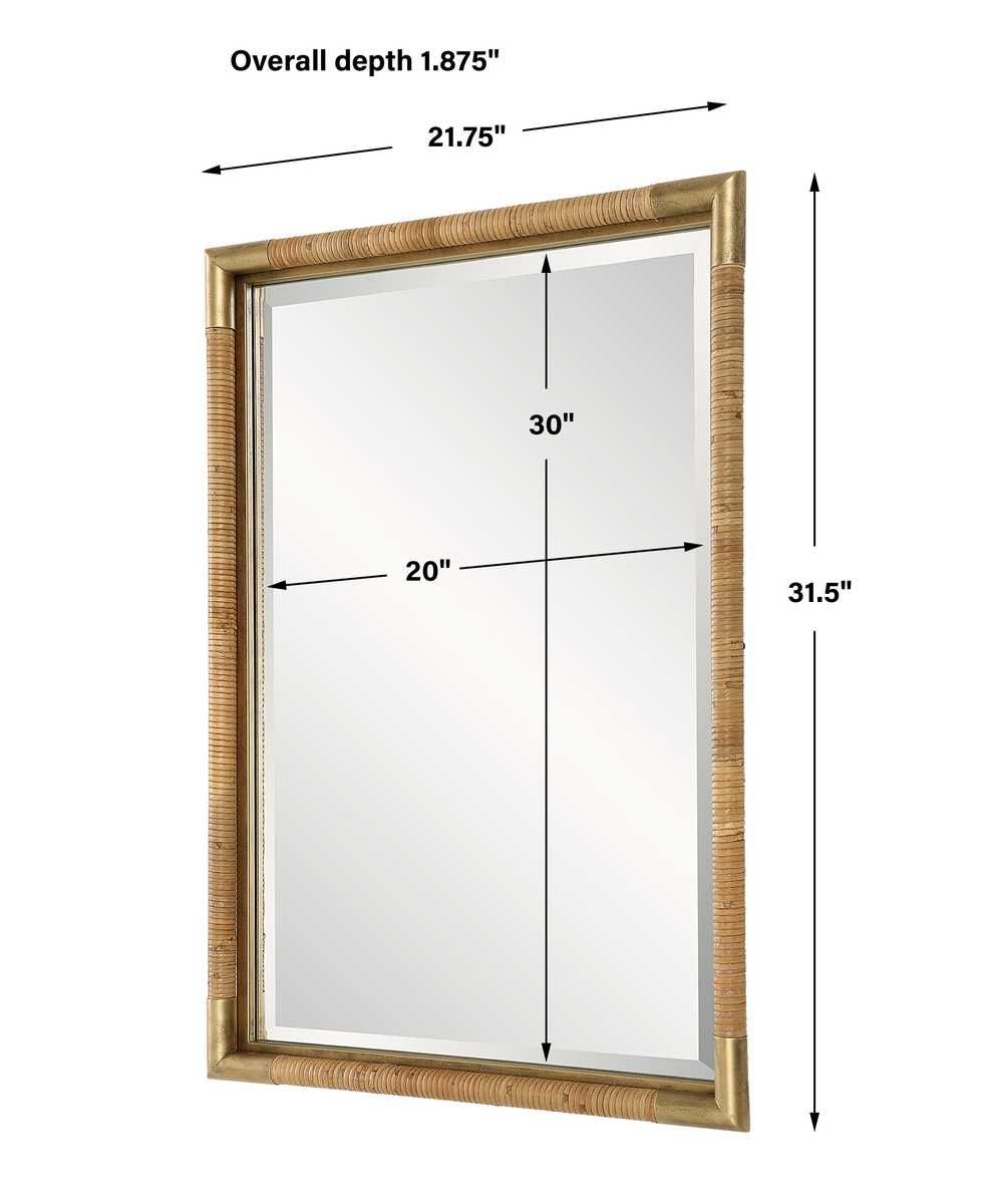 Kampar Vanity Mirror - modern mirror with sleek design for contemporary interiors | Image 6 | InSTYLE Home & Rugs
