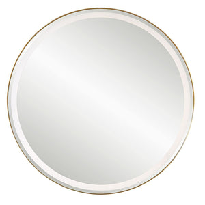 Crofton Lighted Round Mirror, Brass - elegant mirror for adding style and light to any room | Image 6 | InSTYLE Home & Rugs