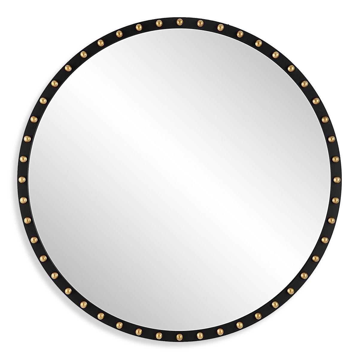 Sele Round Mirror - elegant mirror for adding style and light to any room | Image 2 | InSTYLE Home & Rugs
