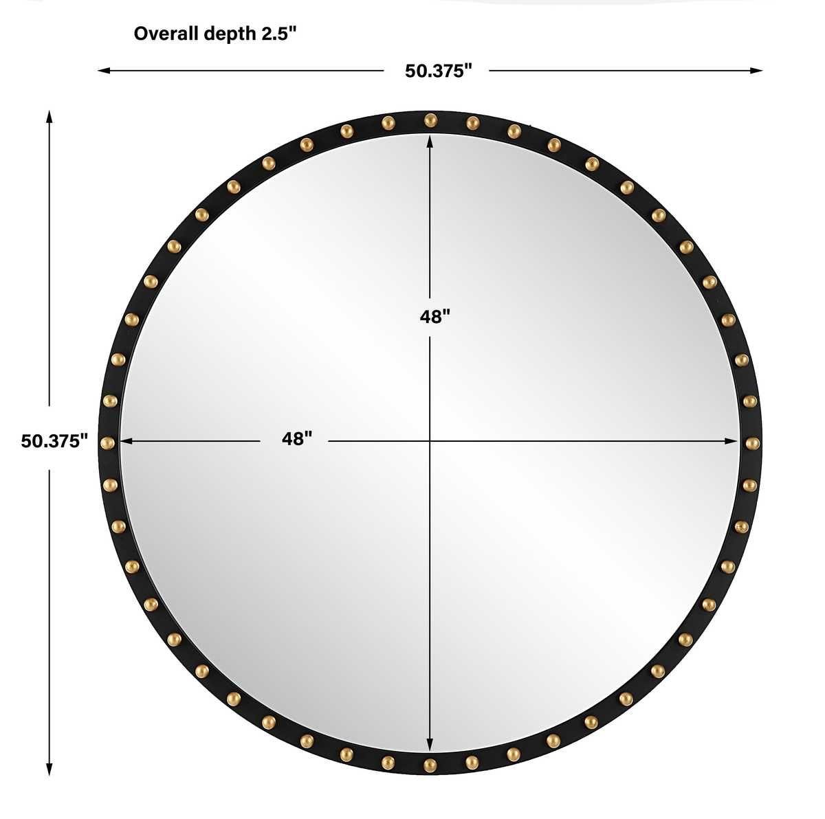 Sele Round Mirror - elegant mirror for adding style and light to any room | Image 6 | InSTYLE Home & Rugs