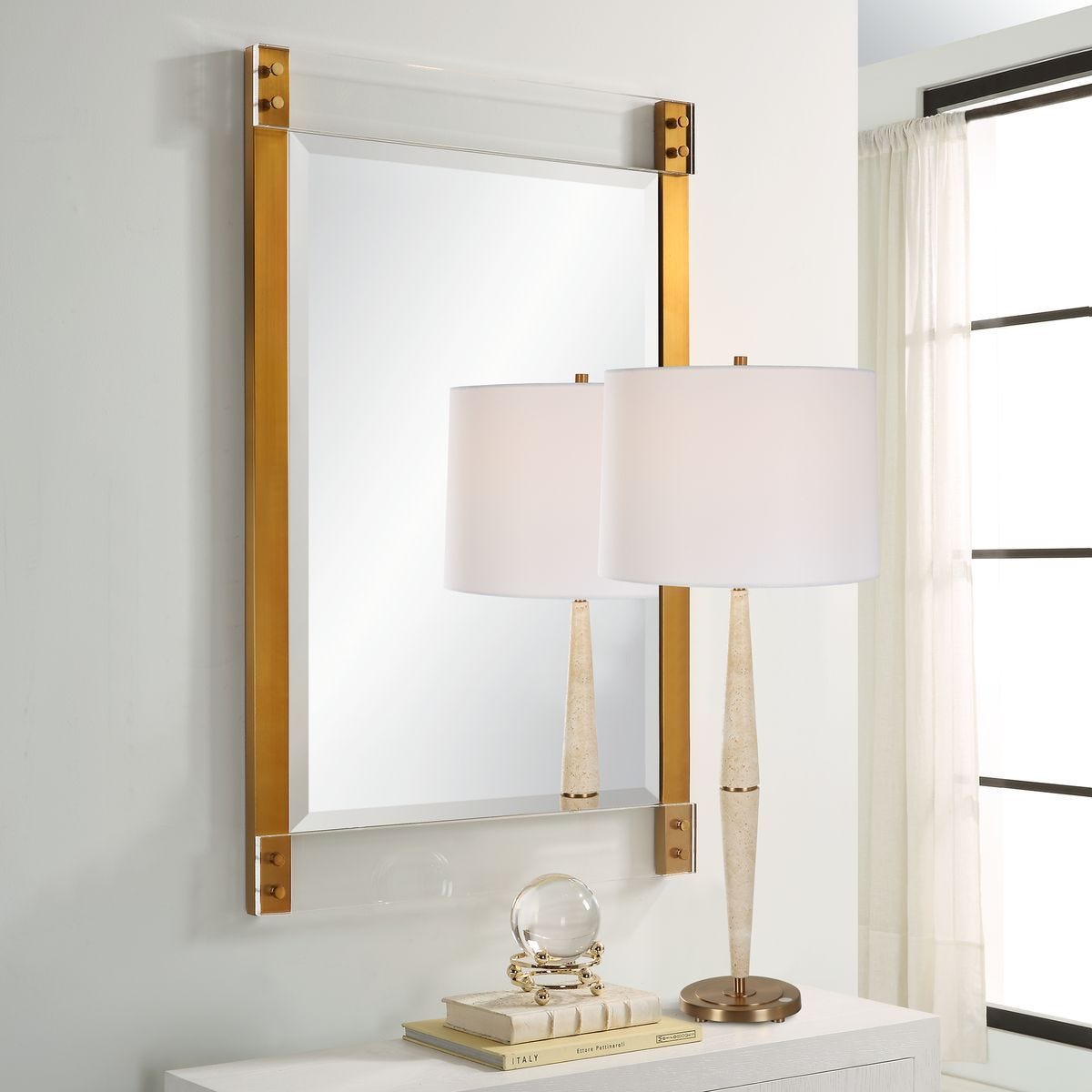 Nera Mirror - modern mirror with sleek design for contemporary interiors | Image 3 | InSTYLE Home & Rugs