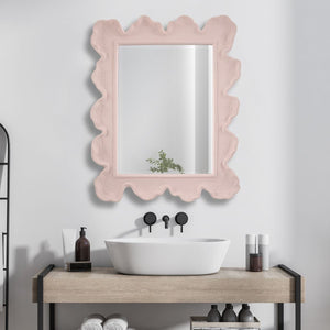 Sea Coral Mirror, Pink - full-length mirror for creating the illusion of space and light | Image 1 | InSTYLE Home & Rugs