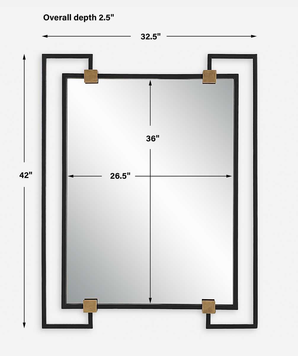 Ivey Rectangle Mirror - full-length mirror for creating the illusion of space and light | Image 6 | InSTYLE Home & Rugs