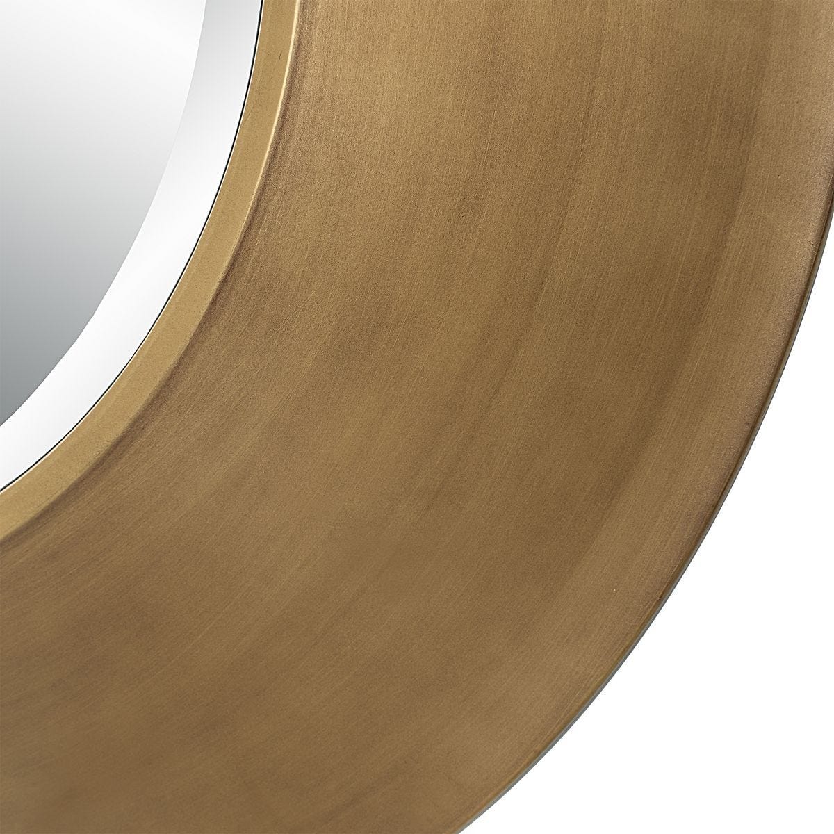Contessa Round Mirror - full-length mirror for creating the illusion of space and light | Image 5 | InSTYLE Home & Rugs