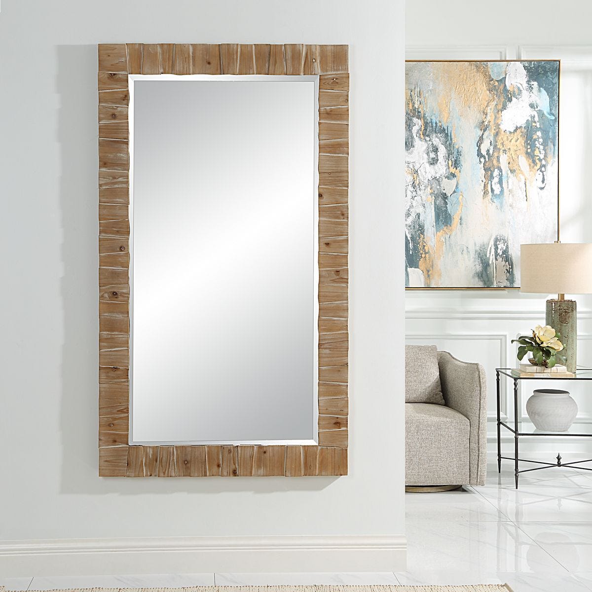 Ayanna Mirror - full-length mirror for creating the illusion of space and light | Image 1 | InSTYLE Home & Rugs