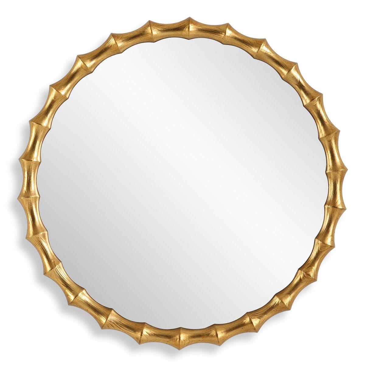 Nacala Round Mirror - modern mirror with sleek design for contemporary interiors | Image 2 | InSTYLE Home & Rugs