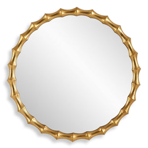 Nacala Round Mirror - modern mirror with sleek design for contemporary interiors | Image 2 | InSTYLE Home & Rugs