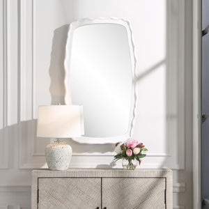 Marbella Mirror, White - elegant mirror for adding style and light to any room | Image 1 | InSTYLE Home & Rugs
