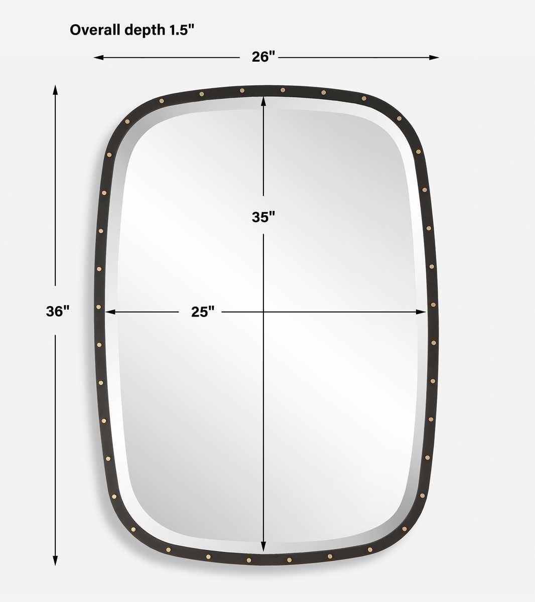 Benedo Mirror - elegant mirror for adding style and light to any room | Image 6 | InSTYLE Home & Rugs