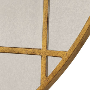 Geometric Round Mirror - elegant mirror for adding style and light to any room | Image 5 | InSTYLE Home & Rugs