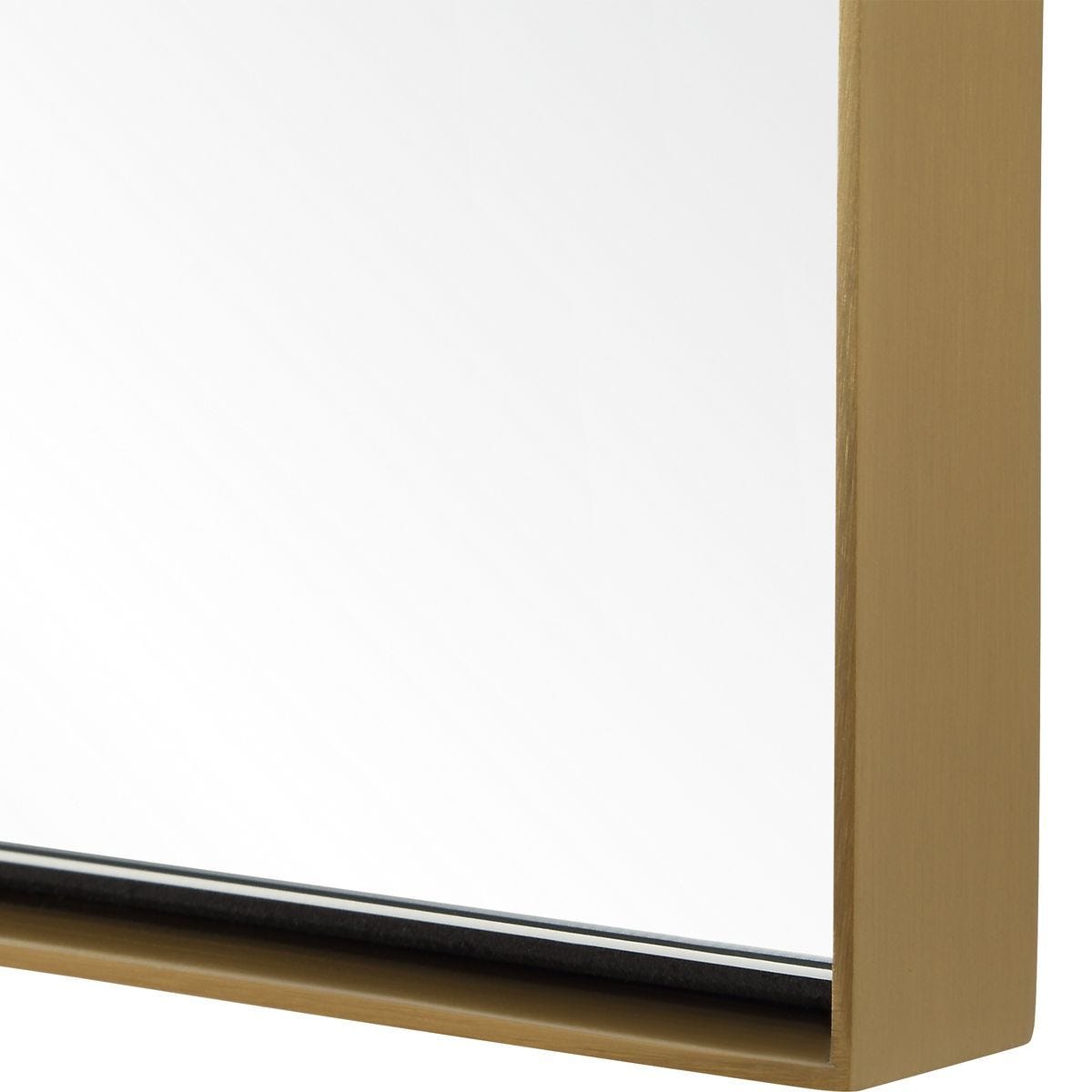 Monarch Vanity Mirror - modern mirror with sleek design for contemporary interiors | Image 5 | InSTYLE Home & Rugs