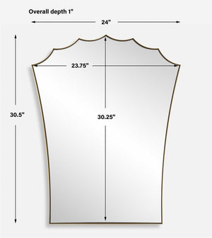Monarch Vanity Mirror - modern mirror with sleek design for contemporary interiors | Image 6 | InSTYLE Home & Rugs