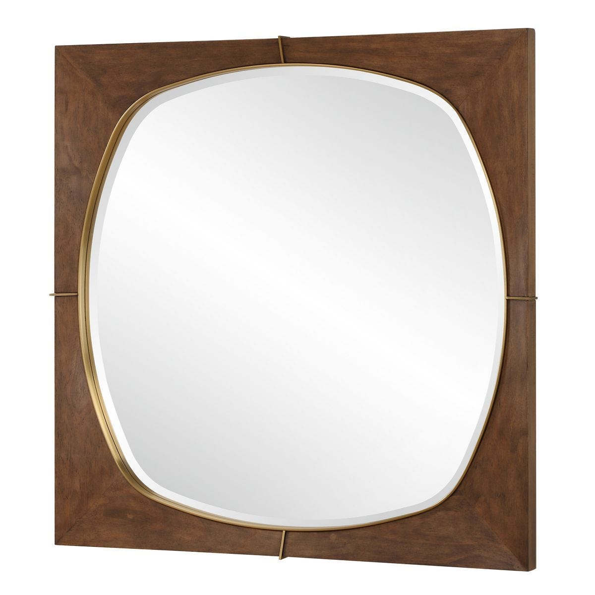 Garonne Square Mirror - full-length mirror for creating the illusion of space and light | Image 4 | InSTYLE Home & Rugs