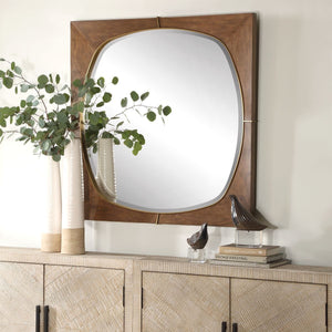 Garonne Square Mirror - full-length mirror for creating the illusion of space and light | Image 3 | InSTYLE Home & Rugs
