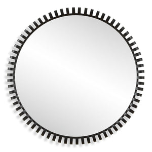 Corona Round Mirror - elegant mirror for adding style and light to any room | Image 2 | InSTYLE Home & Rugs