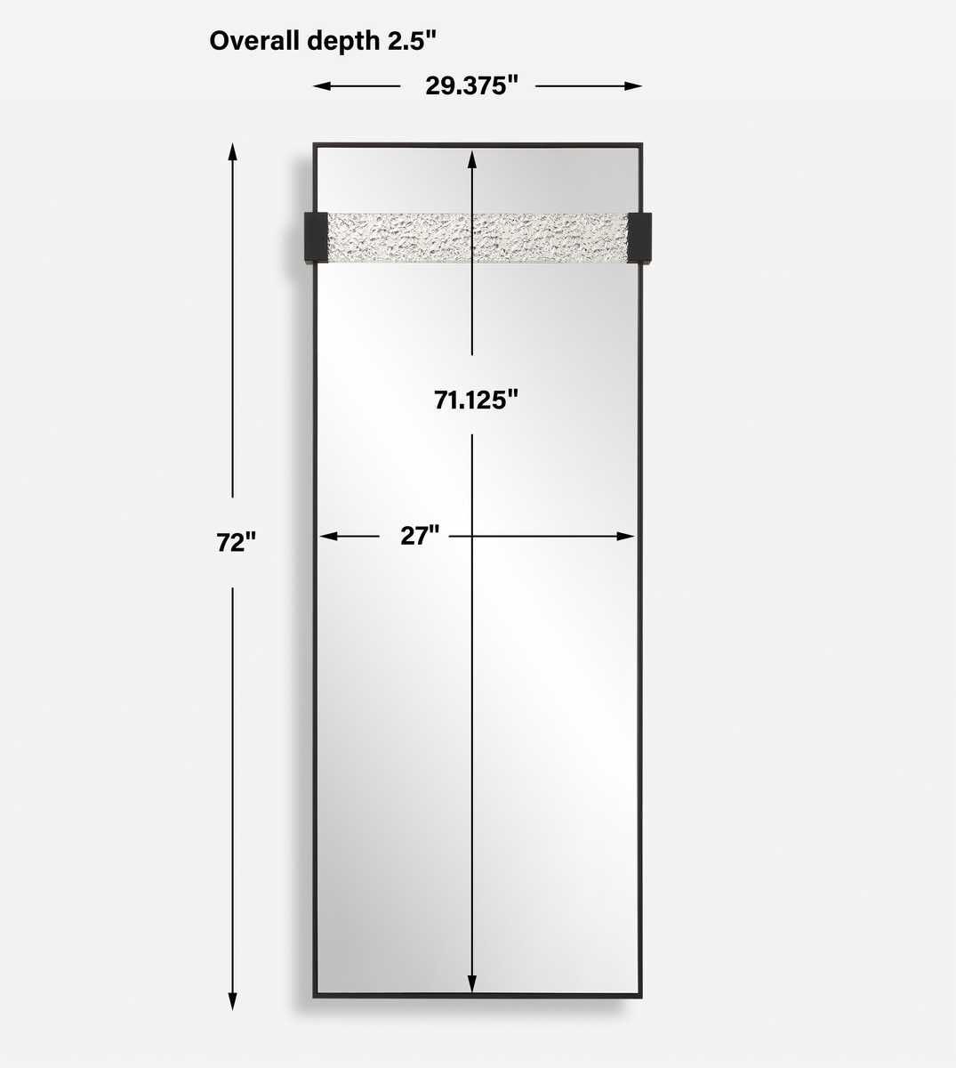 Stratton Mirror - modern mirror with sleek design for contemporary interiors | Image 7 | InSTYLE Home & Rugs