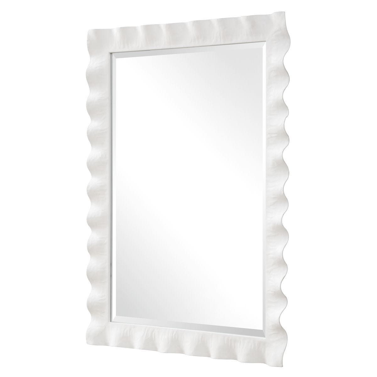 Haya Mirror, White - full-length mirror for creating the illusion of space and light | Image 4 | InSTYLE Home & Rugs
