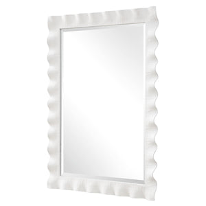 Haya Mirror, White - full-length mirror for creating the illusion of space and light | Image 4 | InSTYLE Home & Rugs