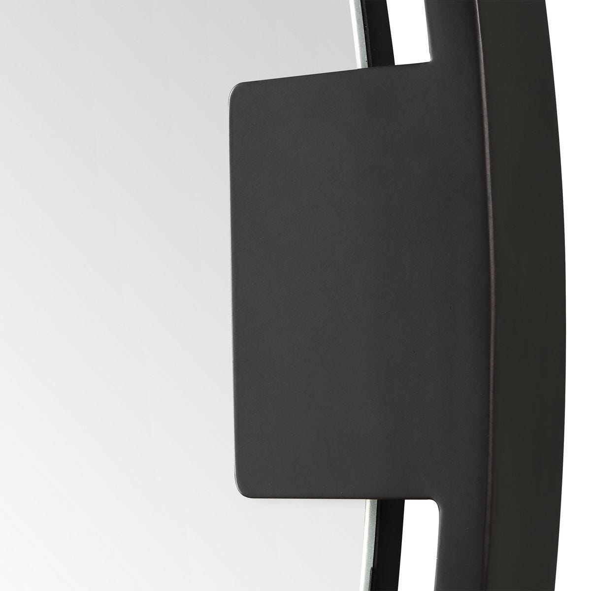 Cornelia Round Mirror - modern mirror with sleek design for contemporary interiors | Image 5 | InSTYLE Home & Rugs
