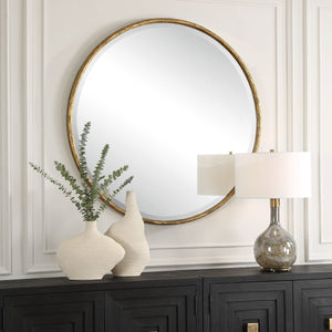 Sutton Round Mirror - elegant mirror for adding style and light to any room | Image 3 | InSTYLE Home & Rugs