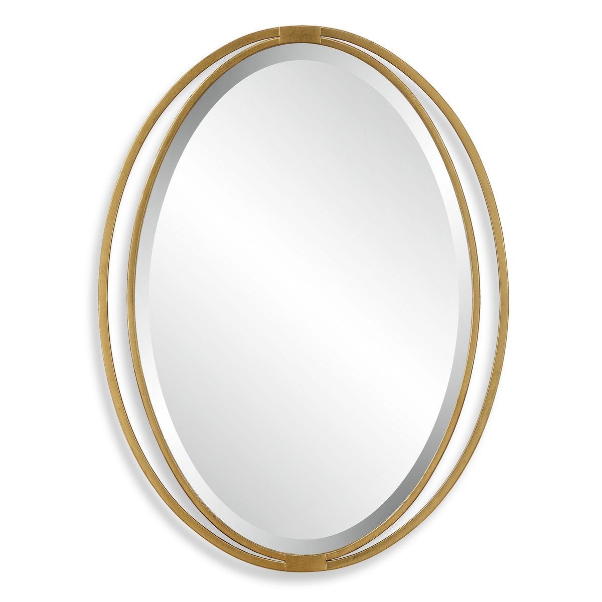 Rhodes Oval Mirror - elegant mirror for adding style and light to any room | Image 2 | InSTYLE Home & Rugs