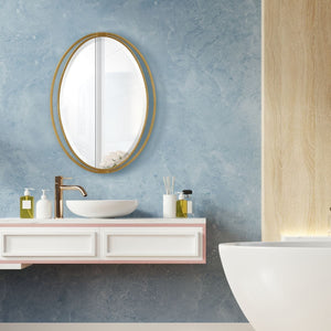 Rhodes Oval Mirror - elegant mirror for adding style and light to any room | Image 1 | InSTYLE Home & Rugs