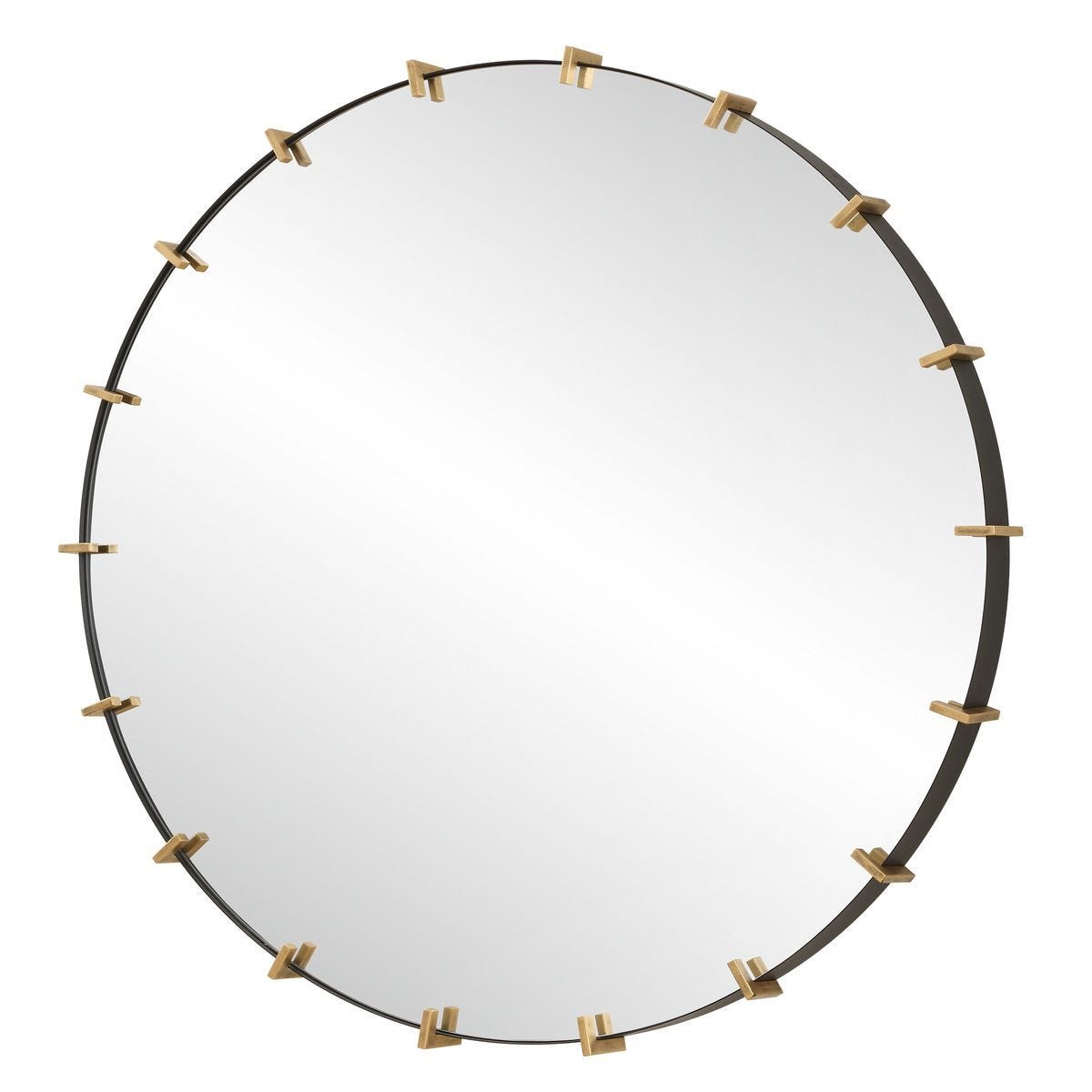 Pali Round Mirror - full-length mirror for creating the illusion of space and light | Image 4 | InSTYLE Home & Rugs