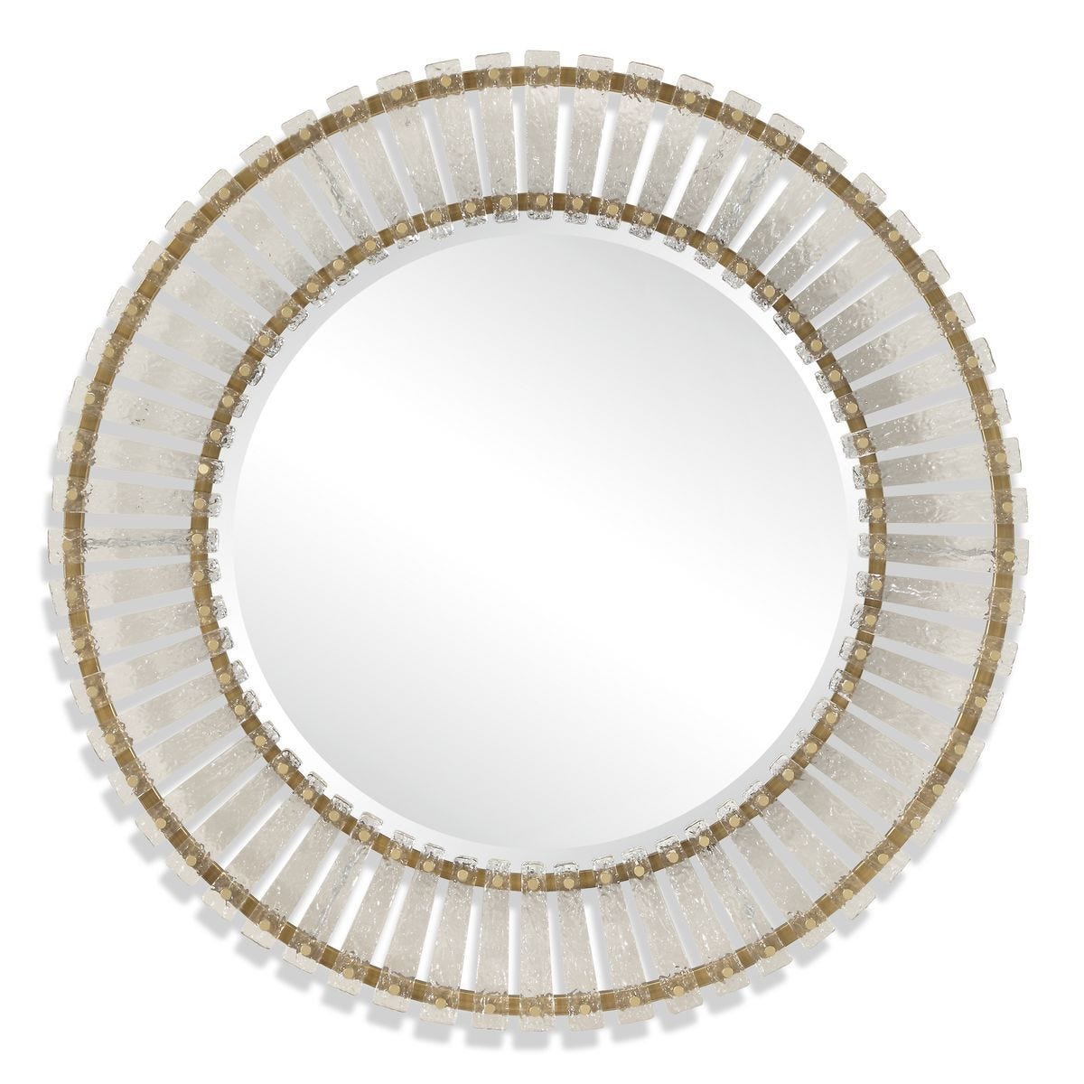 Denali Round Mirror - full-length mirror for creating the illusion of space and light | Image 2 | InSTYLE Home & Rugs