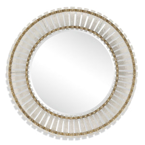 Denali Round Mirror - full-length mirror for creating the illusion of space and light | Image 2 | InSTYLE Home & Rugs