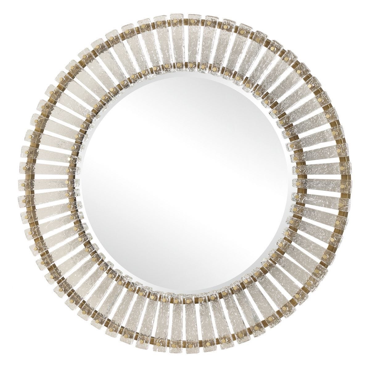 Denali Round Mirror - full-length mirror for creating the illusion of space and light | Image 4 | InSTYLE Home & Rugs