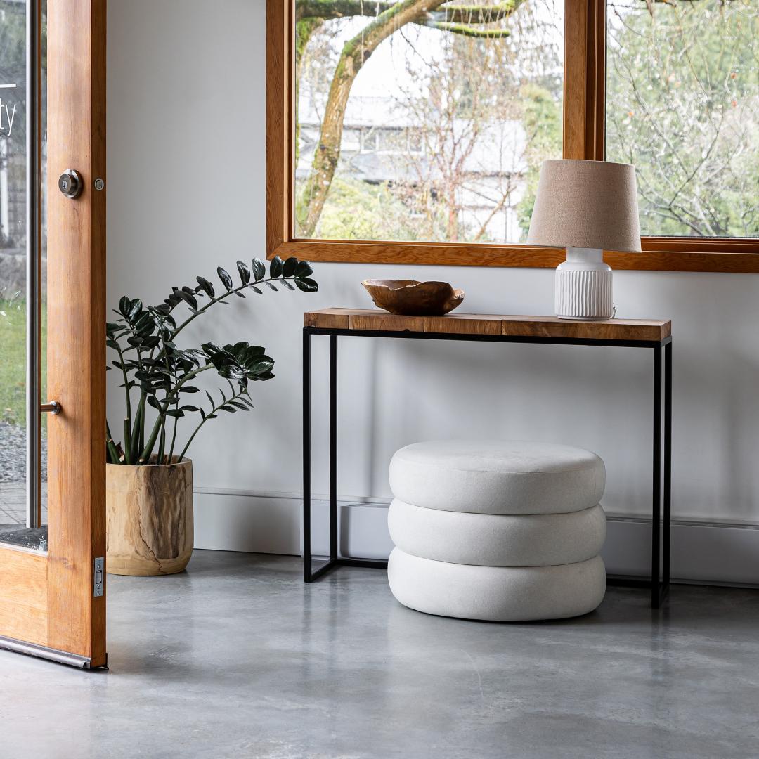 Natura Console Desk - perfect for hallway decor | Image 4 | InSTYLE Home & Rugs