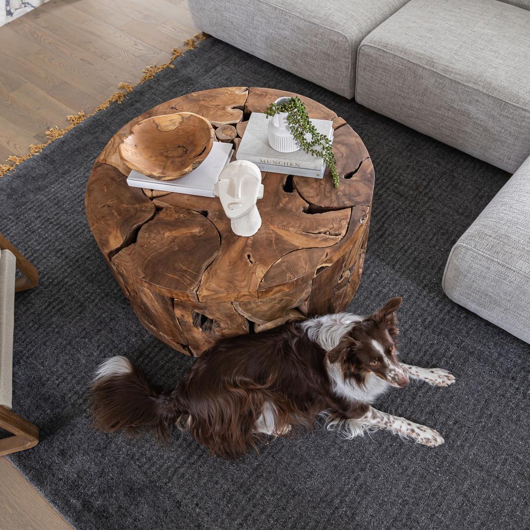 Natura Flow Round Coffee Table - functional centerpieces for homes | Image 13 | InSTYLE Home & Rugs