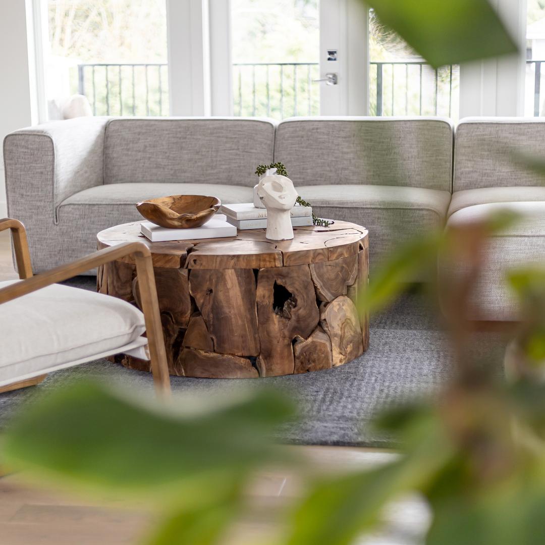 Natura Flow Round Coffee Table - functional centerpieces for homes | Image 14 | InSTYLE Home & Rugs