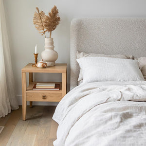 Hara 1 Drawer Accent Table - functional accent table with unique design for any room | Image 6 | InSTYLE Home & Rugs