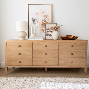 Hara 9 Drawer Dresser - stylish dresser with modern flair | Image 4 | InSTYLE Home & Rugs