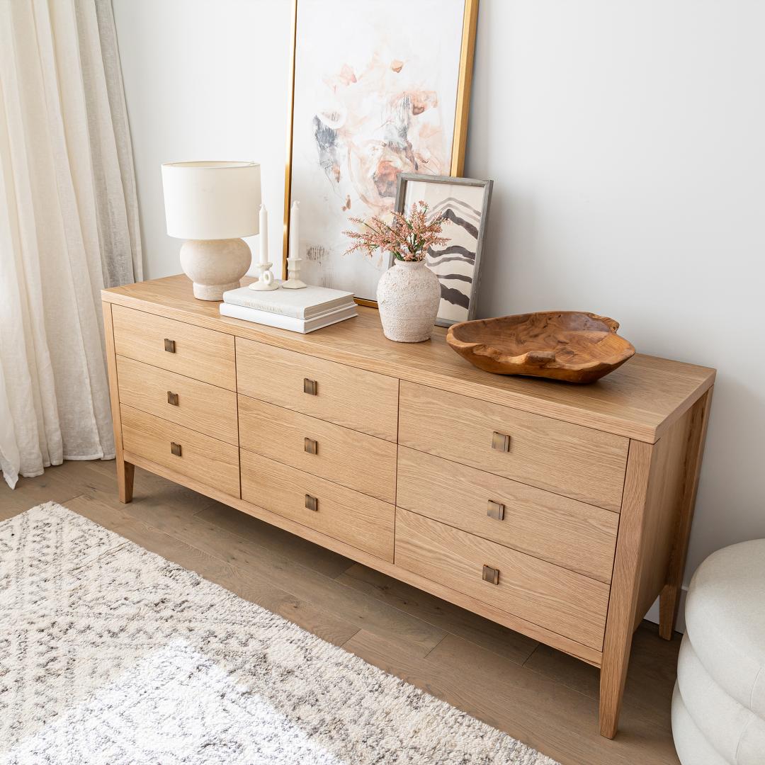 Hara 9 Drawer Dresser - stylish dresser with modern flair | Image 5 | InSTYLE Home & Rugs