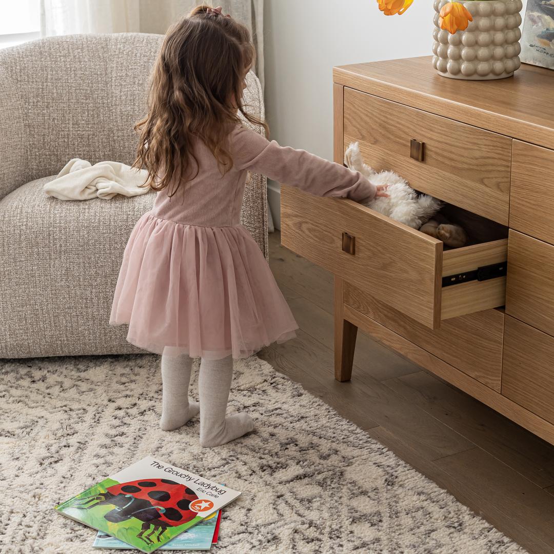 Hara 6 Drawer Dresser - stylish dresser with modern flair | Image 7 | InSTYLE Home & Rugs