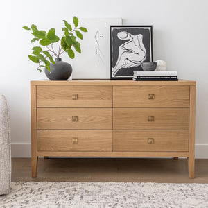Hara 6 Drawer Dresser - stylish dresser with modern flair | Image 4 | InSTYLE Home & Rugs