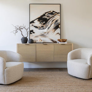 Irving 3 Door Sideboard - sleek design for modern homes | Image 5 | InSTYLE Home & Rugs