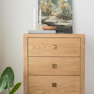 Hara 5 Drawer Tall Dresser - sleek storage solutions for bedrooms | Image 14 | InSTYLE Home & Rugs