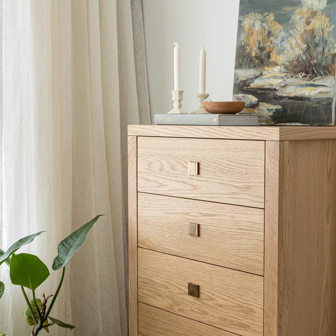 Hara 5 Drawer Tall Dresser - sleek storage solutions for bedrooms | Image 13 | InSTYLE Home & Rugs