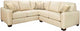 Superstyle Customizable L5002 3-Piece Leather Sectional and Loveseat