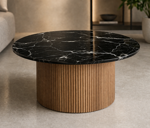 Roman Coffee Table Walnut Base - modern design for any room | Image 5 | InSTYLE Home & Rugs