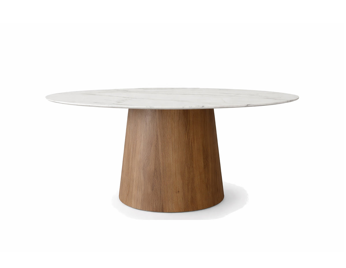 Orbit Oval Dining Table - elegant seating for dining areas | Image 1 | InSTYLE Home & Rugs