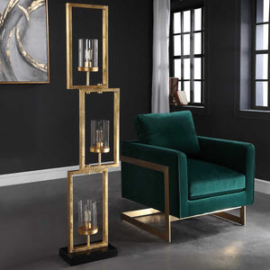 Cielo Floor Lamp, Gold - versatile lighting lamps for any interior style | Image 4 | InSTYLE Home & Rugs