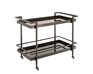 Livingston Bar Cart - perfect storage for drinks and glassware | Image 5 | InSTYLE Home & Rugs