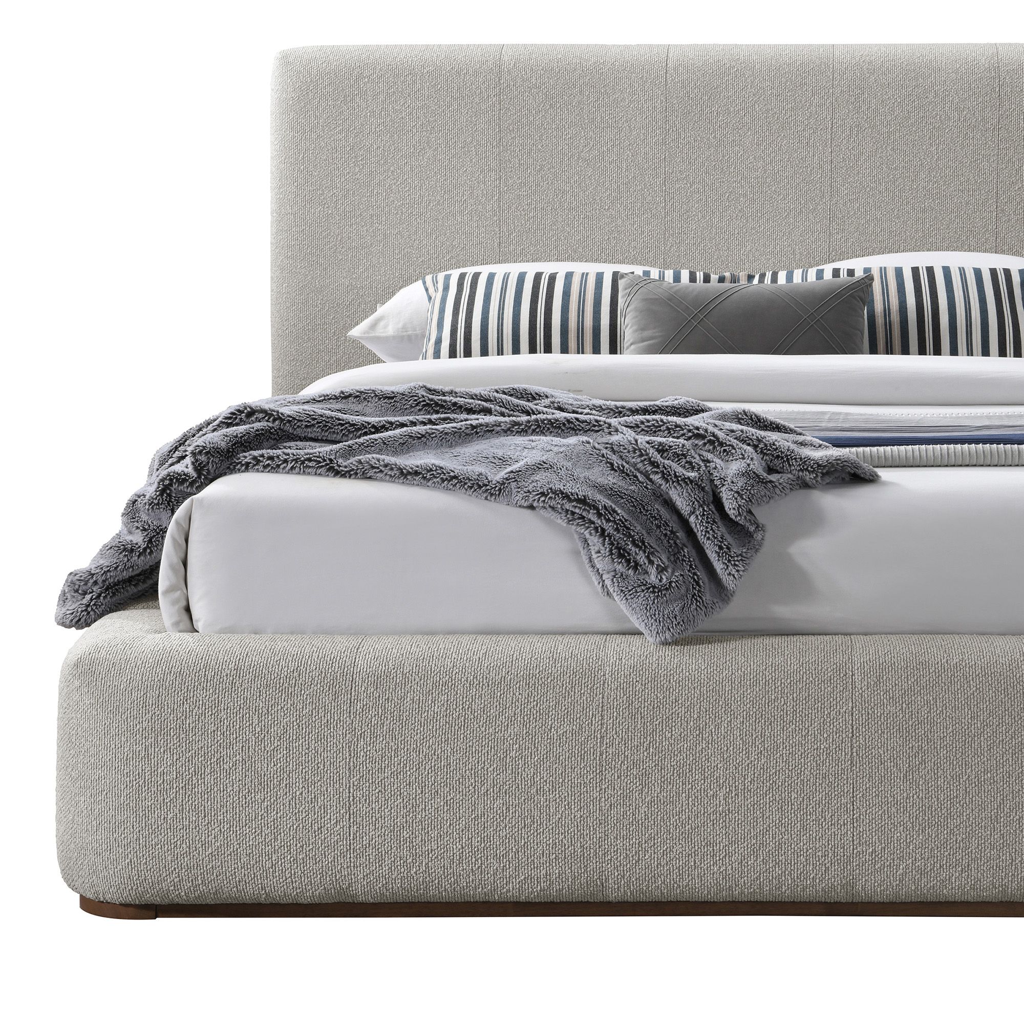 Harrod 78" King Platform Bed - luxurious bed for modern homes | Image 3 | InSTYLE Home & Rugs